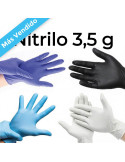 Guantes de Nitrilo Antivírico 3,5g | Pack con 100 Uds.