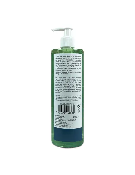 Gel Aloe Vera Hidratante 500 mL Uso Profesional