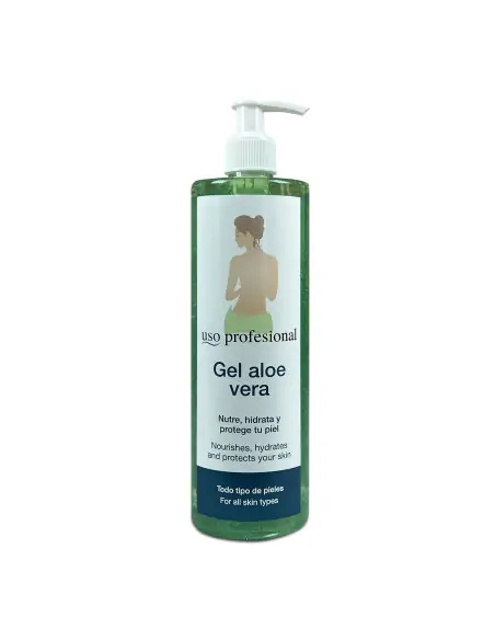 Gel Aloe Vera Hidratante 500 mL Uso Profesional