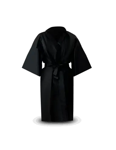 Black Disposable Kimono I Pack of 10 units