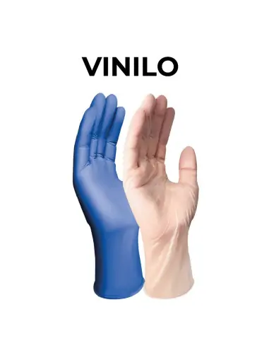 Guantes Vinilo Blanco / Talla M / Caja X 100 Unidades