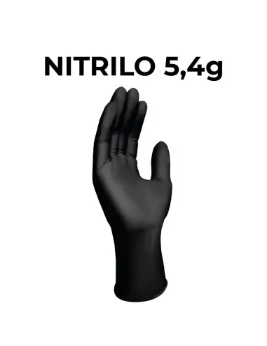 Gants nitrile antiviraux 5,4 g haut poids en grammes / pack avec 100 unités