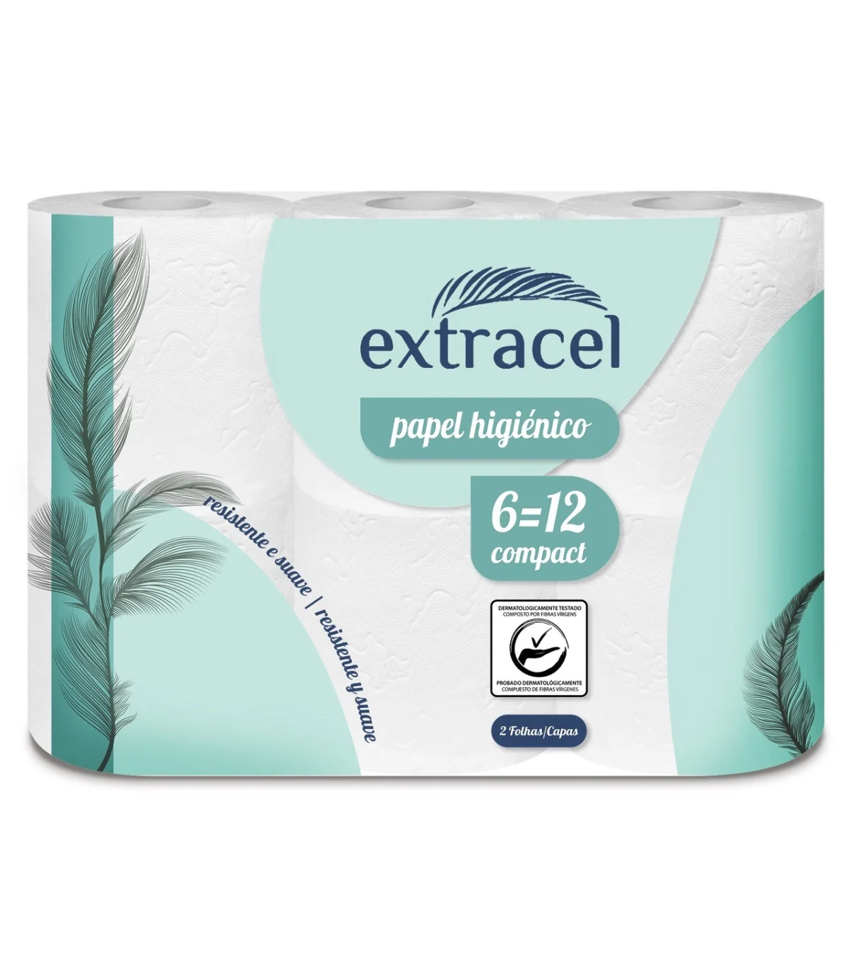 Papel Higiénico Extracel Compacto I Pack de 6 rollos