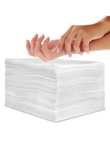 30x40 cm 60 g Black Disposable Spunlace Towels | Pack of 100 units