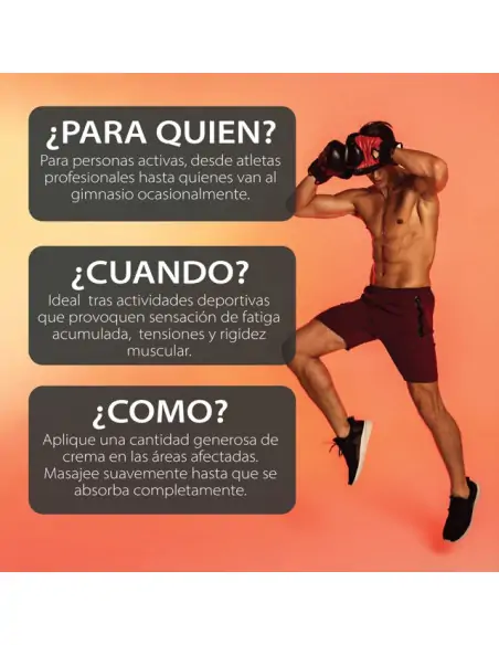 Crema deportiva Post-Workout 250 mL