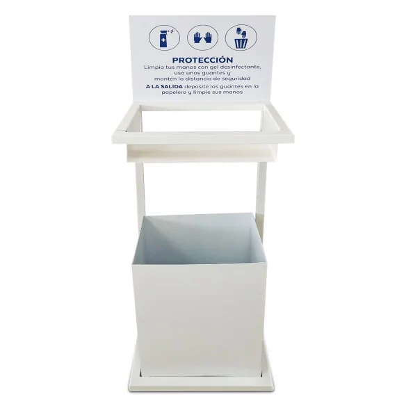 Dispenser unit with bin