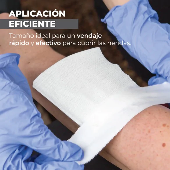 Gasas No Estériles 10x10 cm | Pack con 100 Uds.