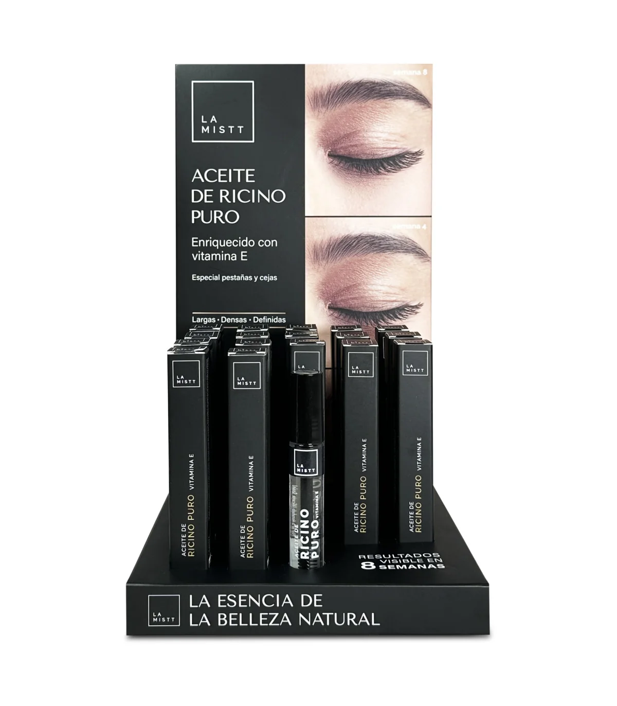 Aceite de Ricino Puro, Fortalece tus Pestañas