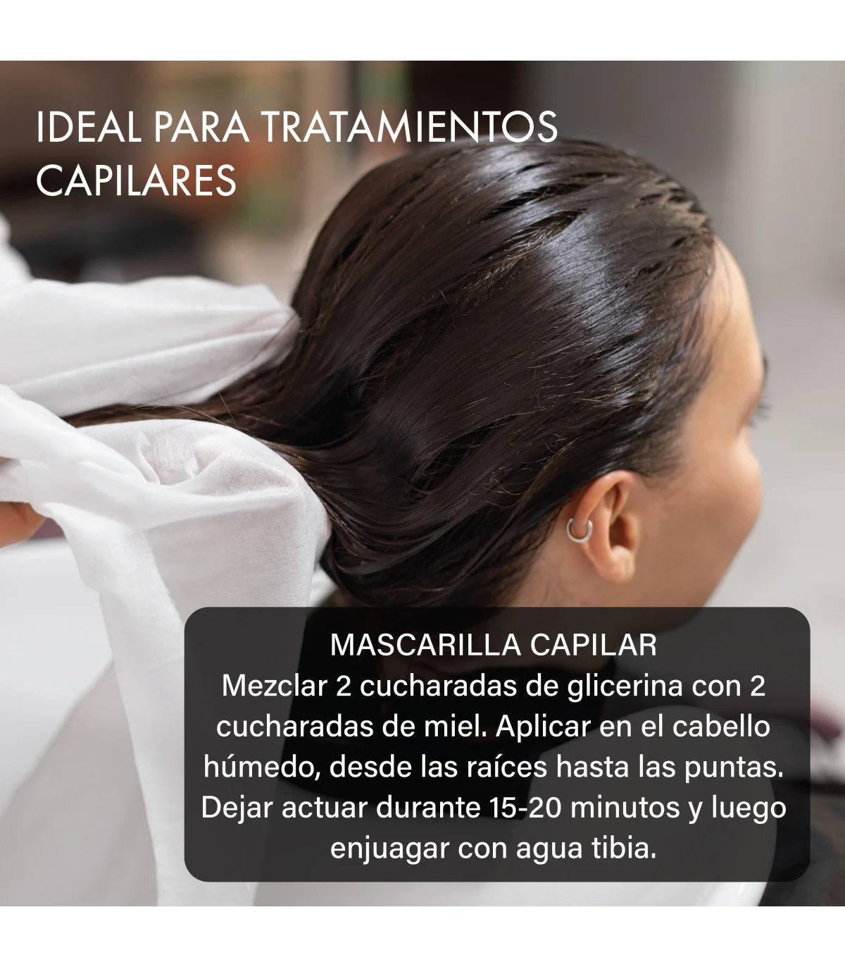 ideal para tratamientos capilares