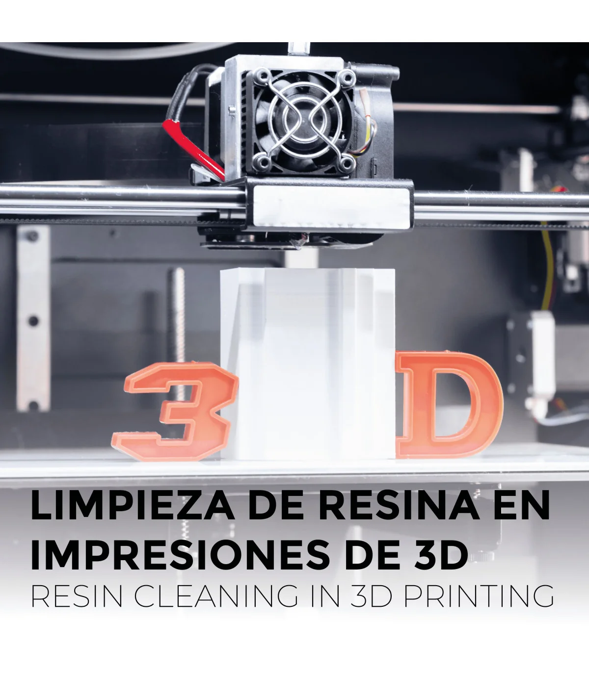 limpieza de resina en impresiones 3d
