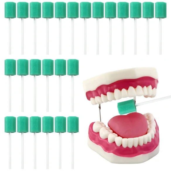 Hisopos Bucales Estériles 14,5 cm x 1,8 cm | Pack con 100 Uds.