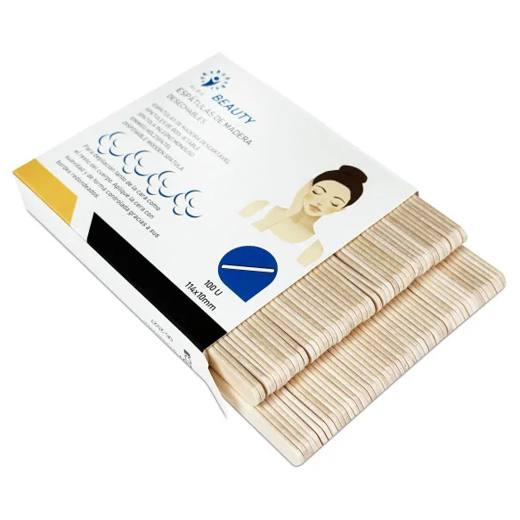 Wooden Facial Spatulas | Pack of 100 units