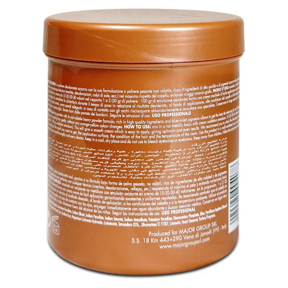 Poudre décolorante cheveux bleue 500 g Cosmo