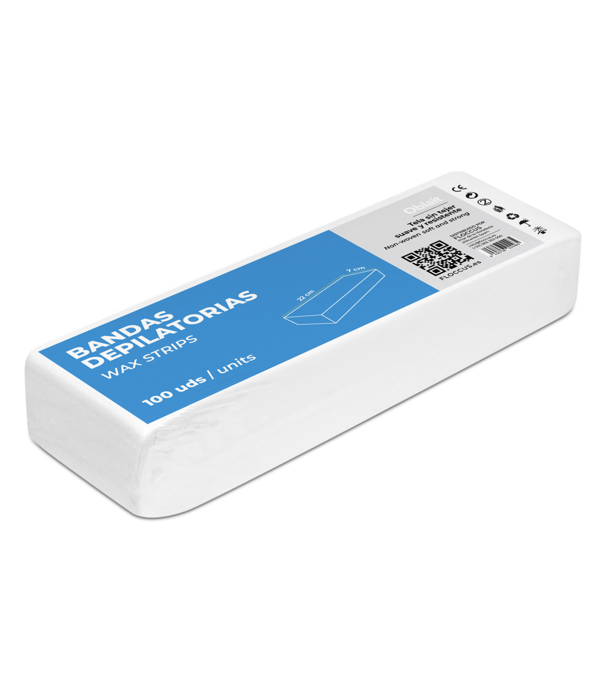 bandas depilatorias corporales envase