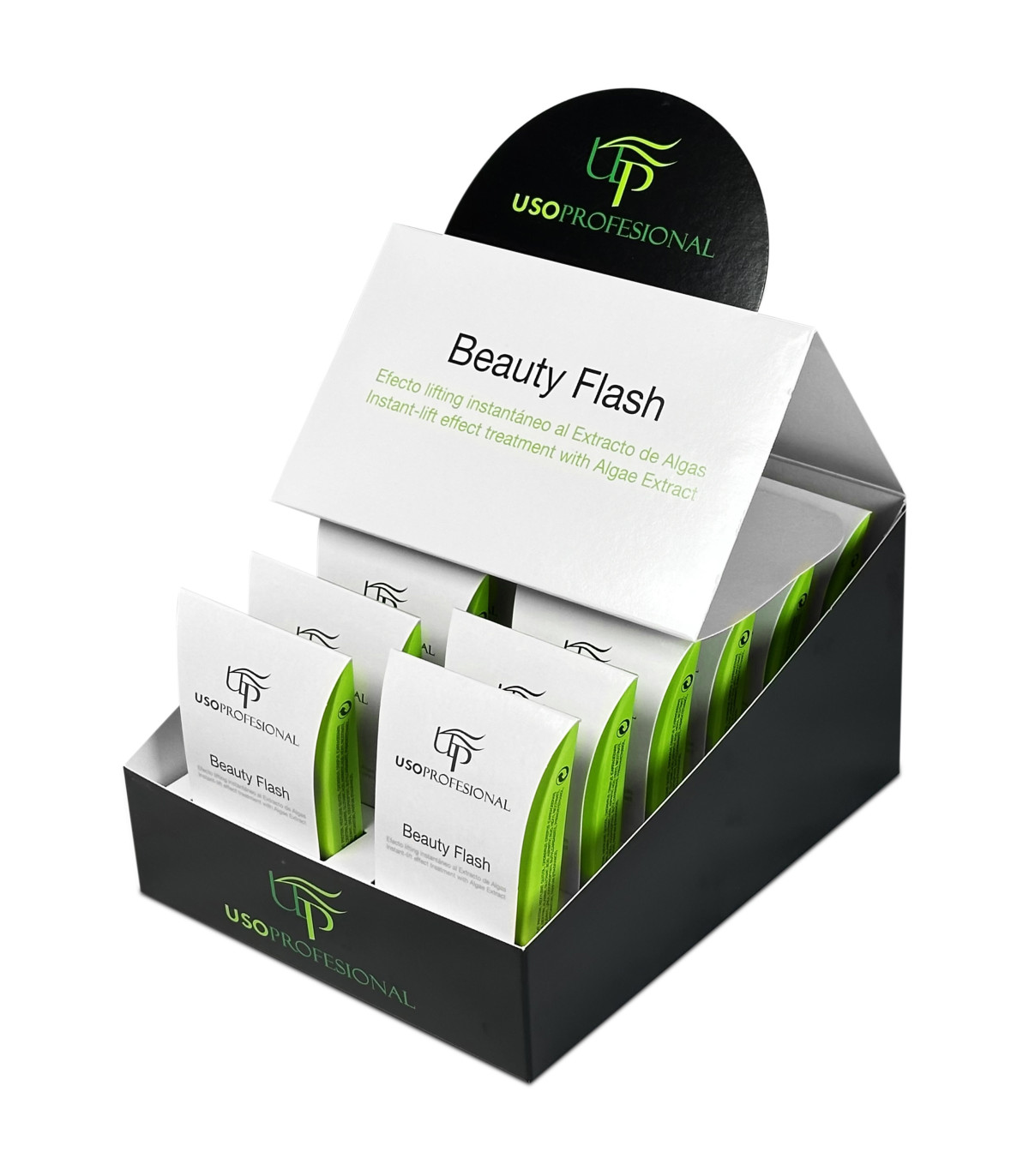 Ampollas flash efecto lifting embalaje