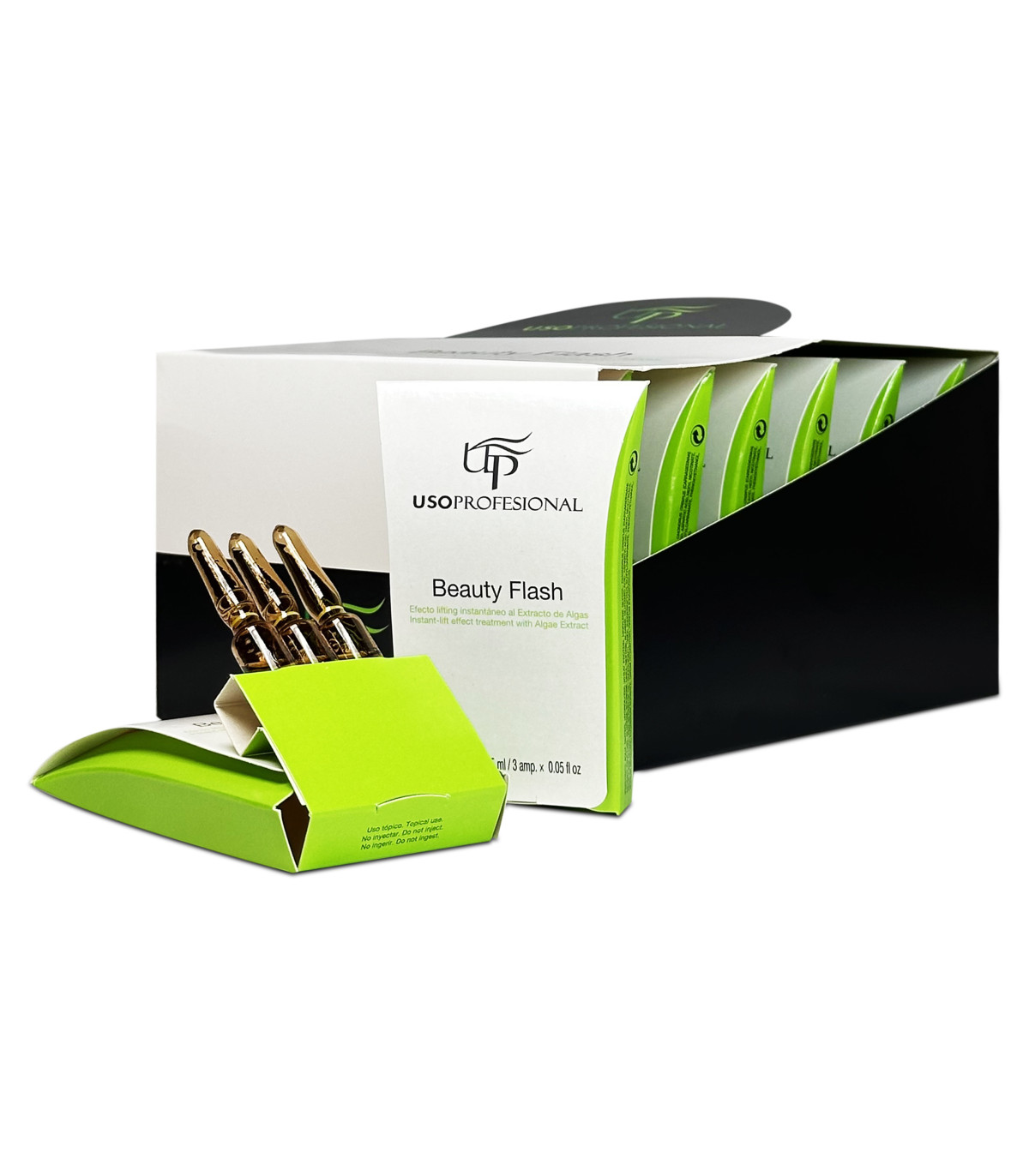 Ampollas flash efecto lifting uso profesional