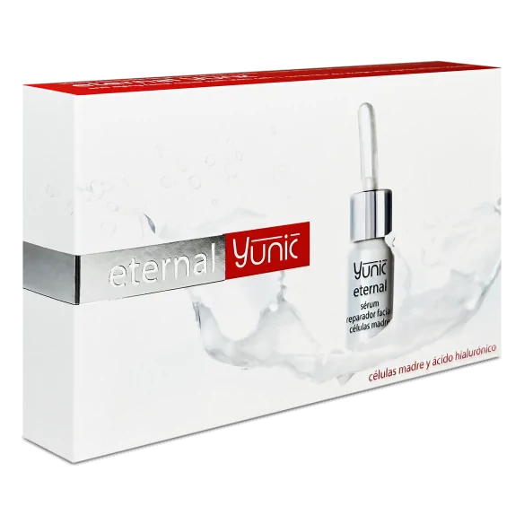 Sérum Antiedad con Células Madre y Ácido Hialurónico, rejuvenece, hidrata, tonifica, reafirma y protege