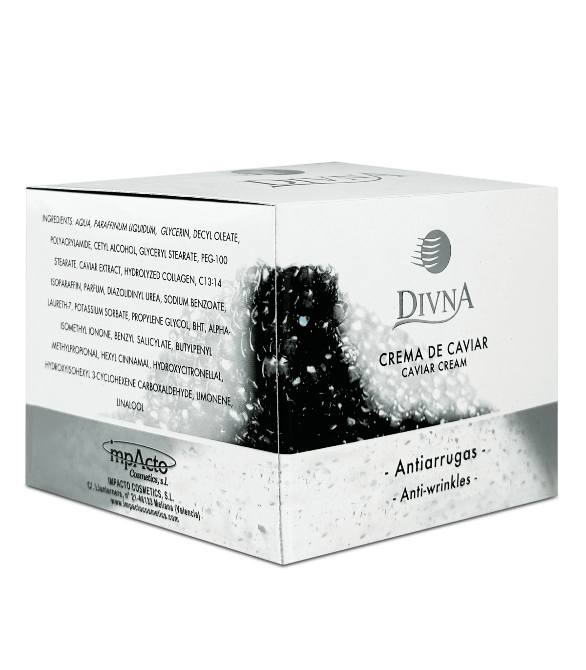 Crema Hidratante de Caviar, efecto antiedad