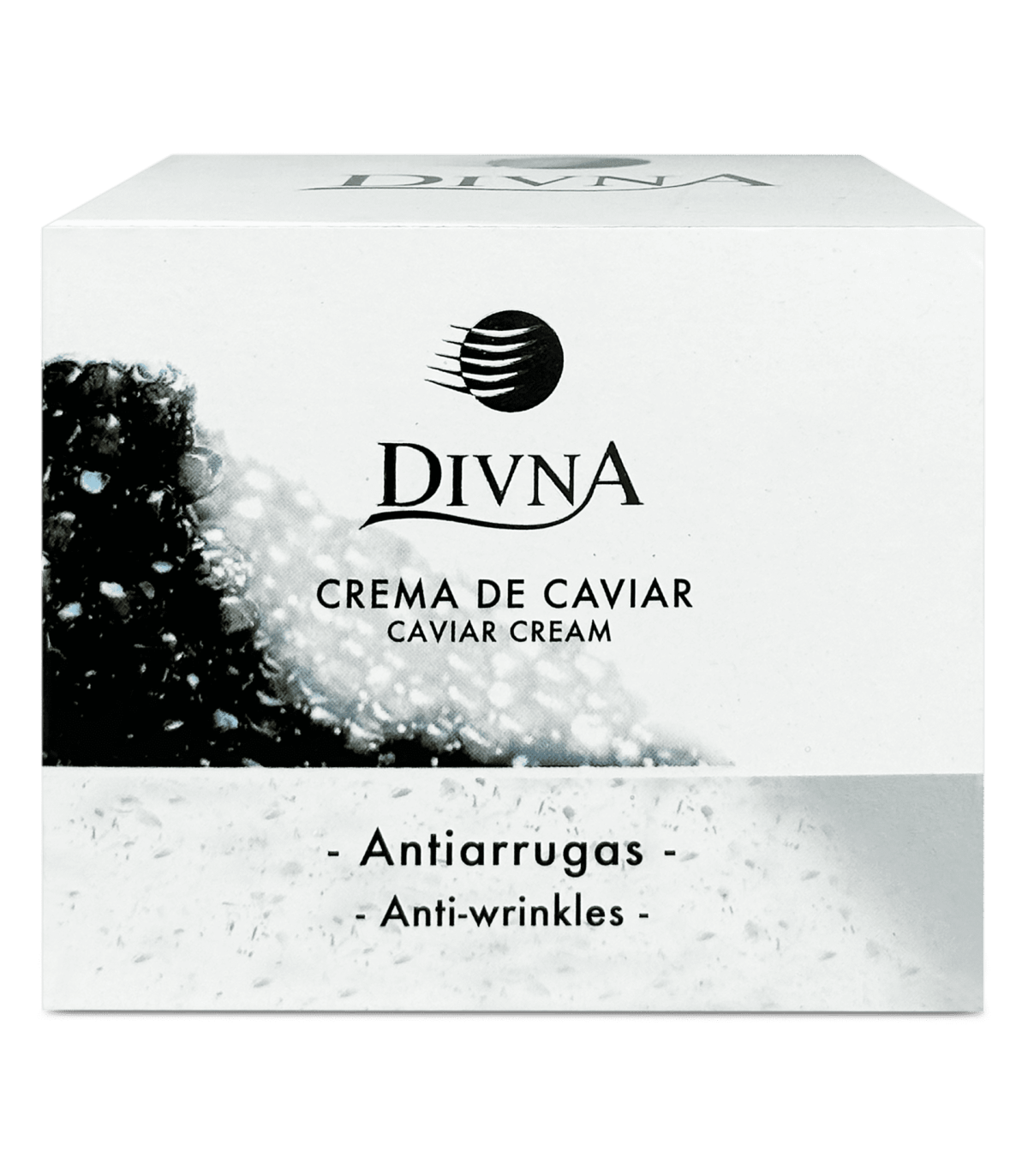 Crema Hidratante de Caviar, combate los signos de la edad, difumina las arrugas, líneas y manchas oscuras.