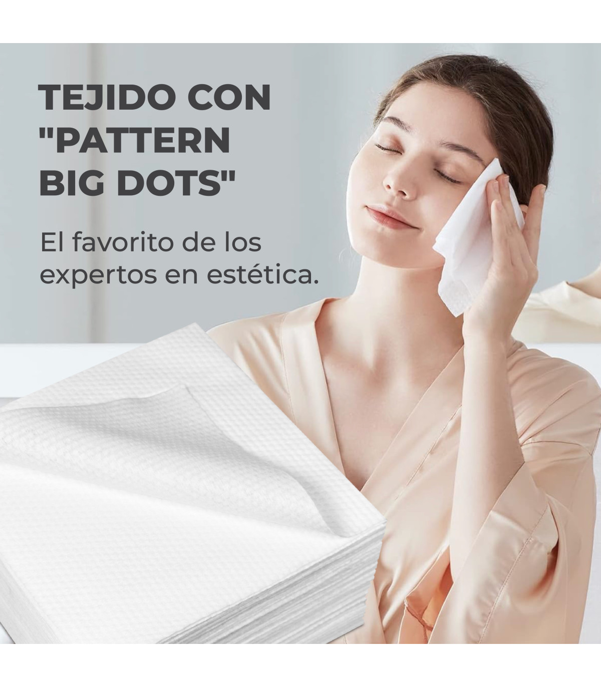 toalla facial desechable tejido pattern