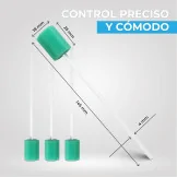 Hisopos Bucales Estériles 14,5 cm x 1,8 cm | Pack con 100 Uds.