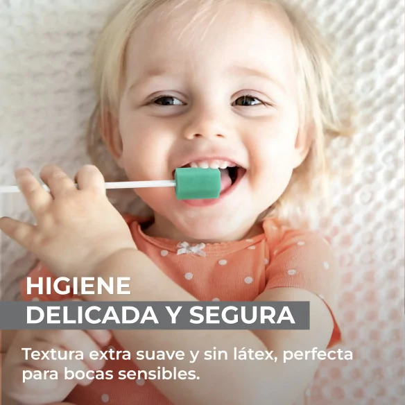 Hisopos Bucales Estériles 14,5 cm x 1,8 cm | Pack con 100 Uds.