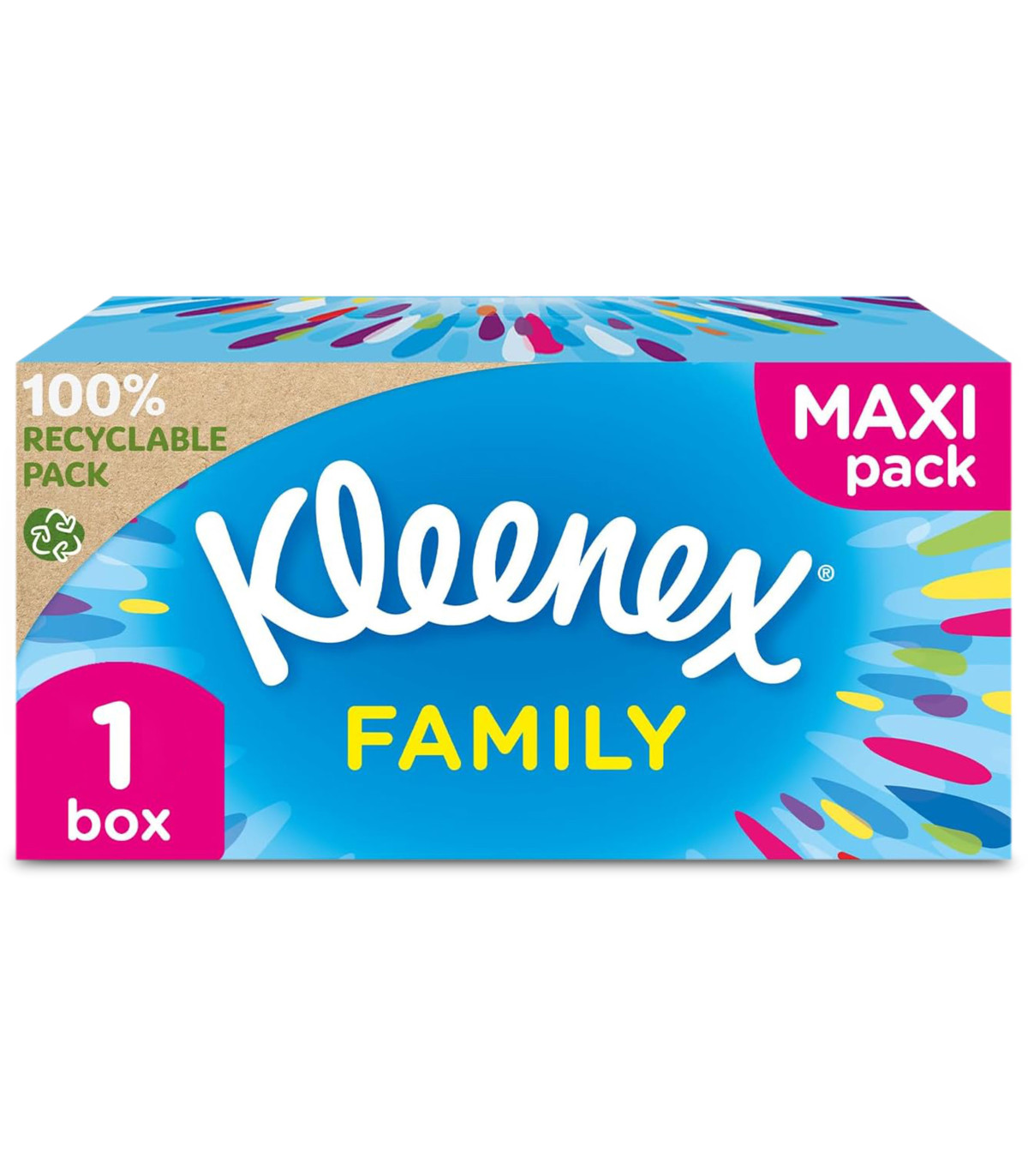 Caja Pañuelos Kleenex Family |128 Uds.