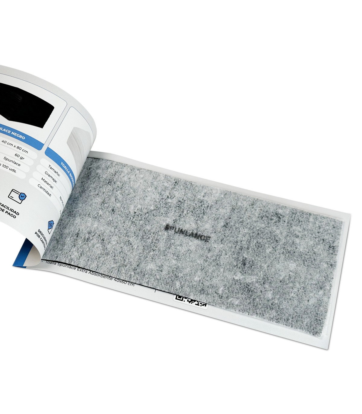 Muestra de Toallas Desechables Tallas