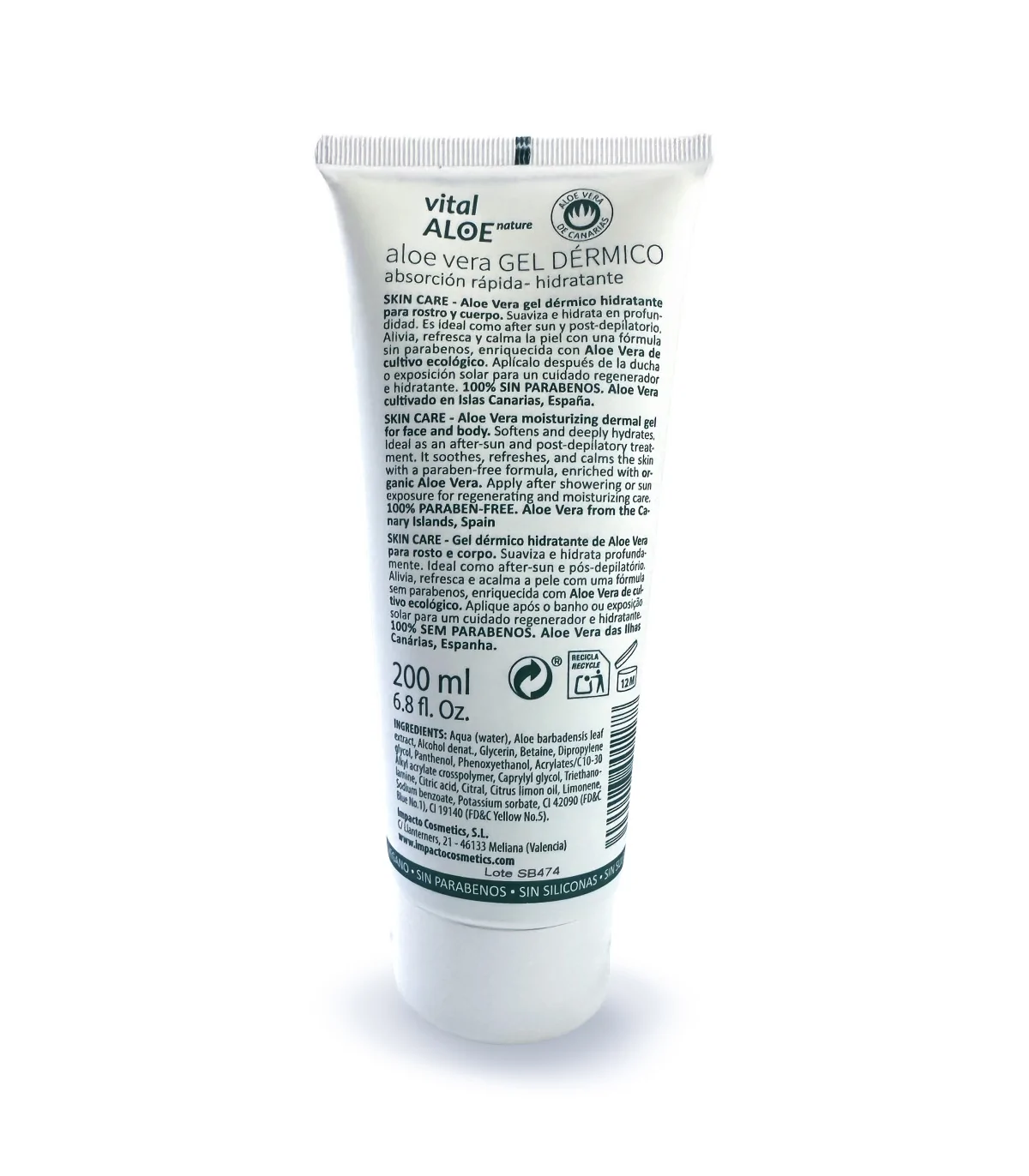 Gel para la piel