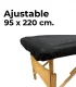 Sábana Desechable Ajustable Negra 95x220 cm Pilbelless | Pack con 100 Uds.