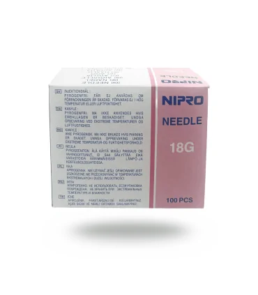 Aguja Hipodérmica | 1.2X40mm 18G 100 Uds