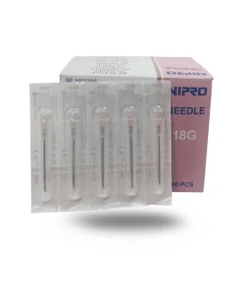 Aguja Hipodérmica | 1.2X40mm 18G 100 Uds
