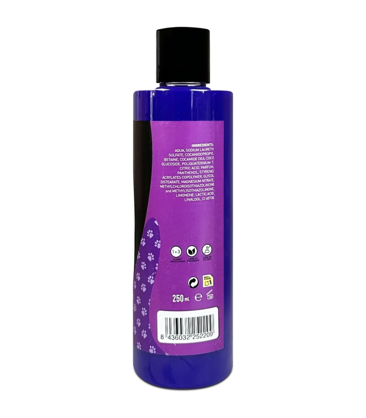 Champú Mascotas Especial Pelo Blanco AQUA 250 ml