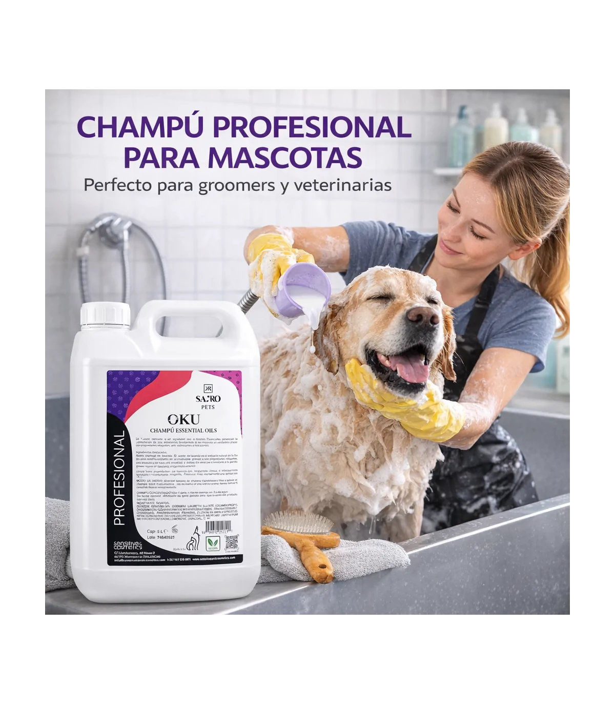 perfecto para grommers y veterinarios