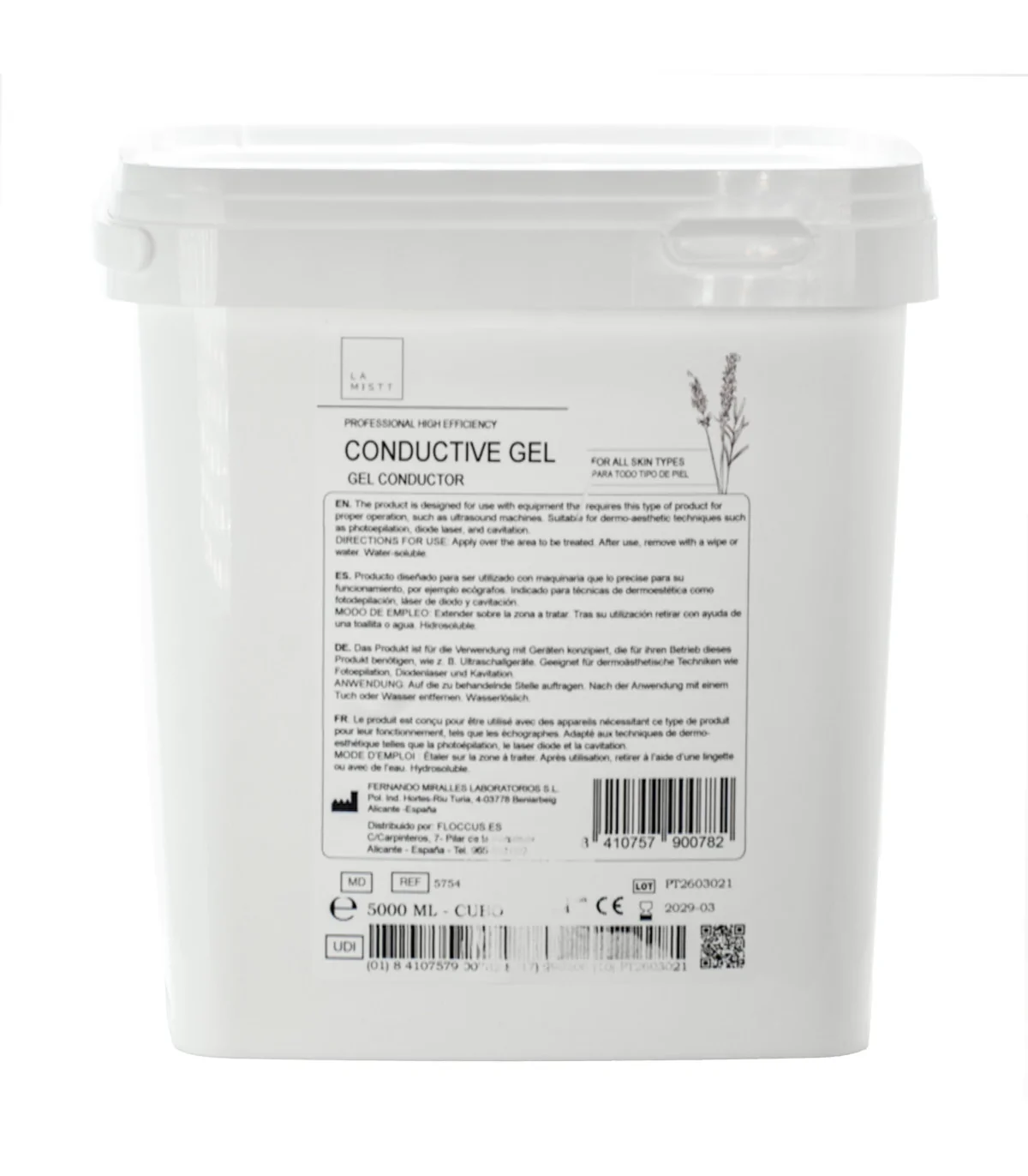 Gel conductor formato cubo 5l