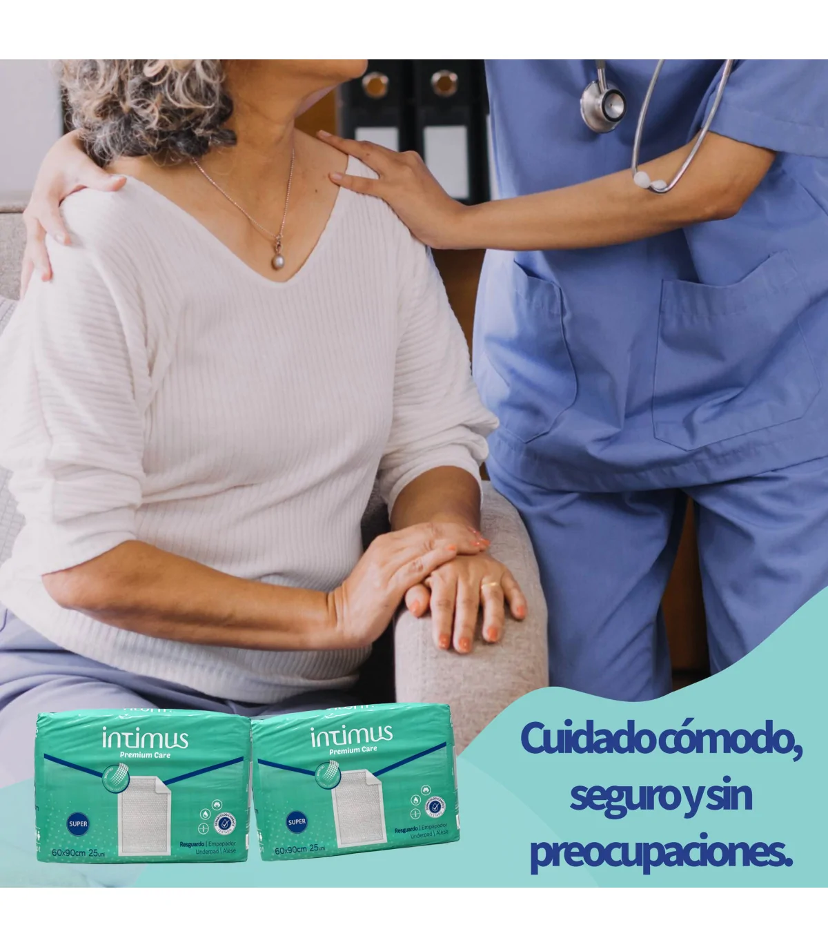 Empapador Desechable Premium Care seguro y comodo