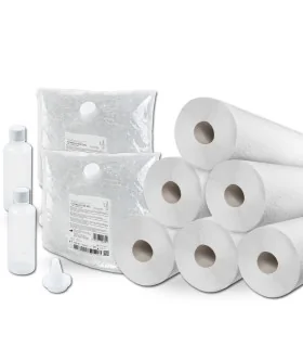 Pack Gel Conductor La Mistt 5L x2 + Papel Camilla Crepado