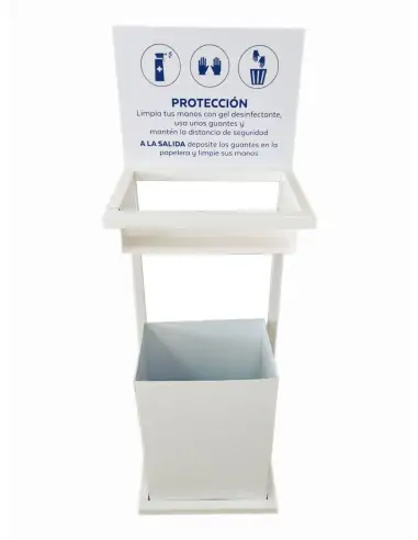 Dispenser unit with bin