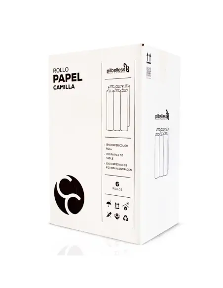 Caja con 6 Uds de Papel Camilla Parafinado