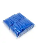 Couvre-chaussures en plastique bleu 0,04 mm / Pack de 100 unités