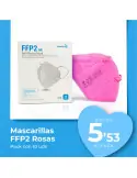 Mascarillas FFP2 Pilbelless Rosas | Pack de 10 Uds.