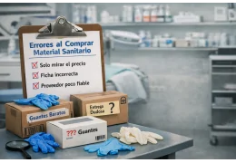 Errores al comprar material sanitario